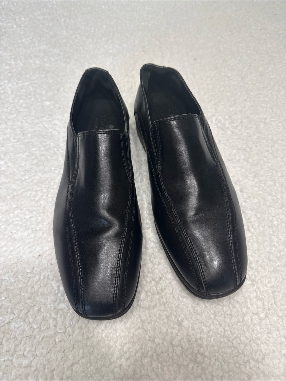 Stafford Boys Black Size 5  M Slip On Black Dress Shoes Dash jr 624-2001